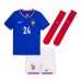 France Ibrahima Konate #24 Replica Home Minikit Euro 2024 Short Sleeve (+ pants)